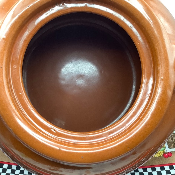 Vintage 5 QUART Bean Pot. SUNBURST CERAMICS Ltd. Alberta Canada. Circa 1960-1975 - Picture 5 of 6